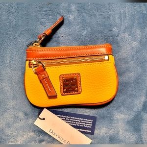 Dooney & Burke Pebble Feain Coin Case